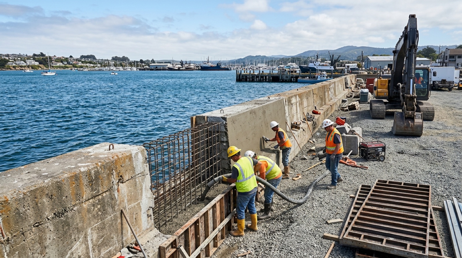 How Long Does Seawall Repair Take? (By Method and Scope)